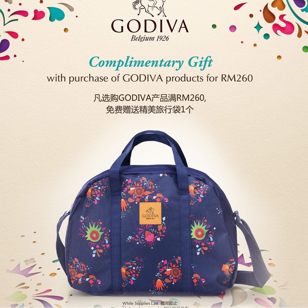 Godiva Begium Chocolate Limited Edition Promo Bag - Picture 7 of 7